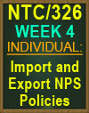 NTC/326 Import and Export NPS Policies